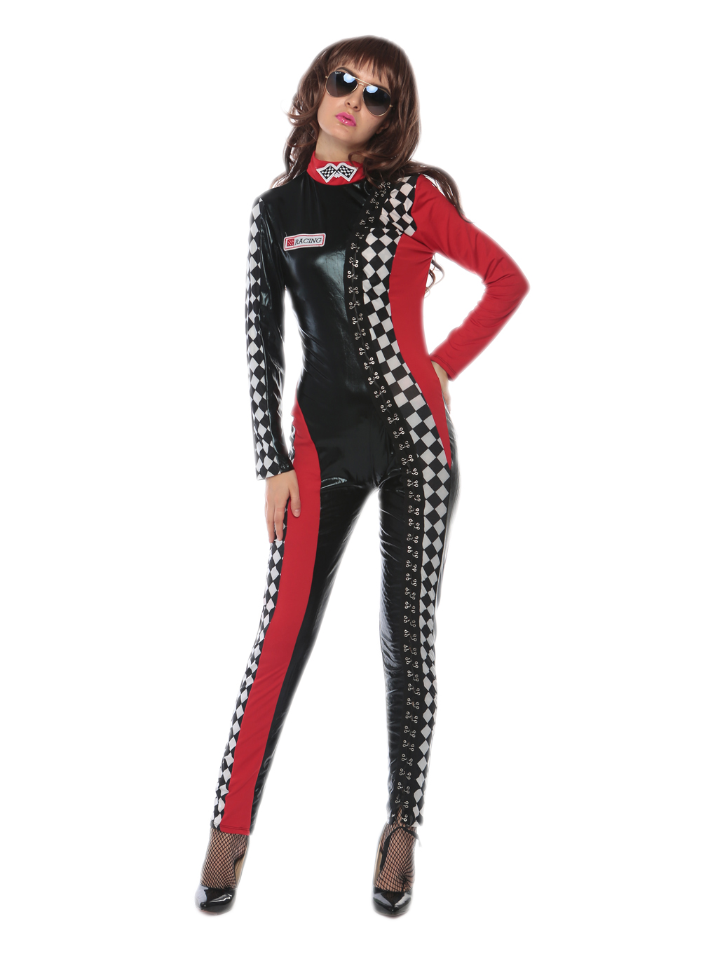 F1723 sexy race girl costume